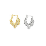 Abstract Knot Style Lever Back Earrings (J111A)