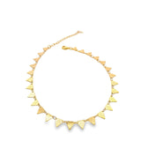 18K Gold Filled Triangle Anklet