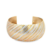 20mm 3 Toned Cuff Bangle