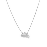 Airplane & Cloud Necklace (H57)