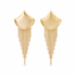 Elegant 18K gold filled fringe tassel earrings designed with cascading waterfall chains and a modern sculpted silhouette. Lightweight statement earrings perfect for weddings, parties, special occasions, and elevated everyday styling. Available in gold and silver finishes.