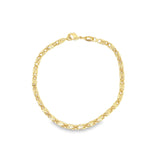 Gold Mariner Link Necklace (H199A)