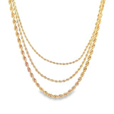 Triple Rope Necklace (H269)