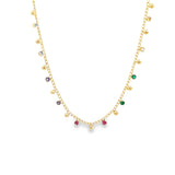 18k Gold Filled Charm Necklace