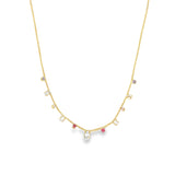 MultiColor CZ Stone Chocker