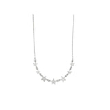 18K Gold Filled Stars Necklace With Cz Stones (G52)