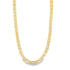 A polished 14k yellow gold Mariner chain necklace curves gracefully against a clean white background.