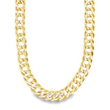 9mm Double Curb Cuban Link Chain (F8)