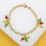 18K Gold Filled Beaded Bracelet (I513)