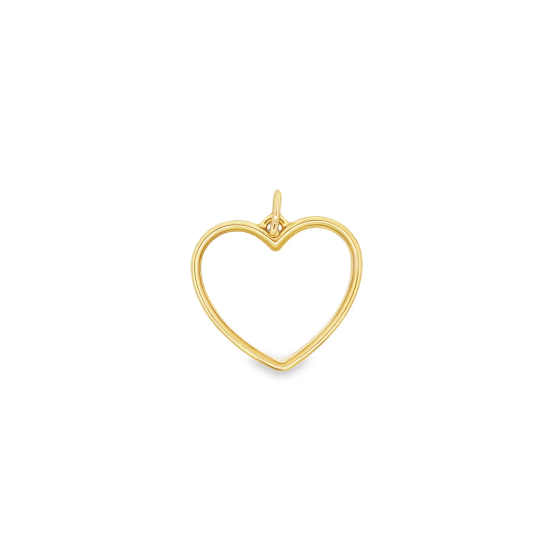 Enamel Chubby Heart Pendant (A297)