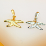 18K Gold | Rhodium Filled Starfish Pendant