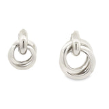 Two Plate Twisted Earrings (K44B)