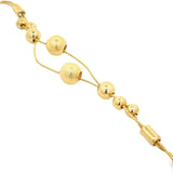 18K Gold Filled Double Strand Beaded Bracelet (I559A)