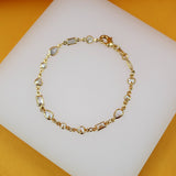 18k Gold Filled CZ Stone Bracelet (I503)(H148)