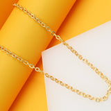 18K Gold Filled Rolo Necklace (F86)