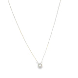 Gold CZ Stone Charms Necklace(H234)