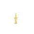 A small gold Jesus pendant features a detailed figure of Christ with outstretched arms.
