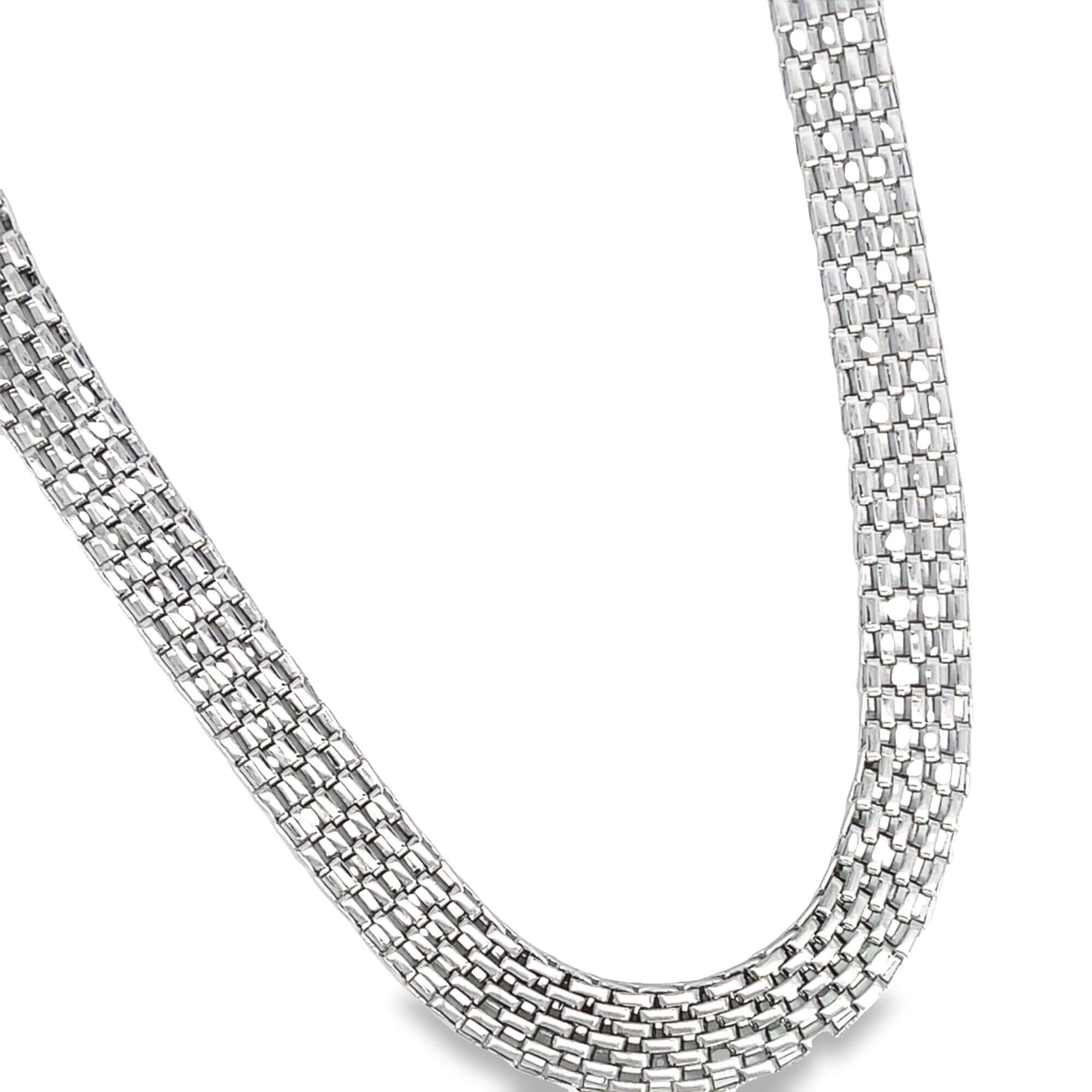 8mm Bismark Mesh Link Chain Necklace (H223)