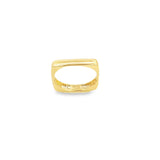 Thin Square Stackable Ring (D127A)