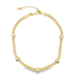 18K Gold Filled Sea Shells Anklet (E230)