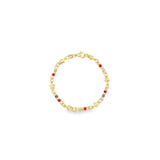 Gold Filled Azabache Beaded Bracelet