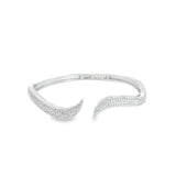 Full CZ Stone Paved Bangle Bracelet (B86)