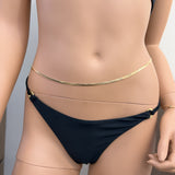 Gold Filled 4mm Herringbone Snake Belly Chain