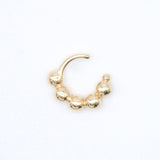 18K Gold Filled Gold Beads Cuff Earring