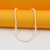 6mm Fresh Water Pearl Necklace (F278)(I146B)
