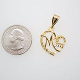 18K Gold Filled Love Mom Pendant (A87)