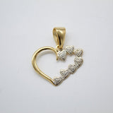 18K Gold Filled Heart Pendant
