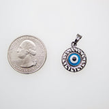 18K Gold Filled Evil Eye Pendant
