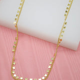 18K Gold Filled Dangle Heart Choker (G111)