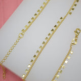 18K Gold Filled Dangle Heart Choker (G111)