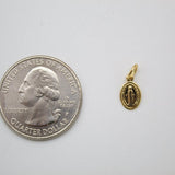Tiny Gold Filled Miraculous Medal Pendant
