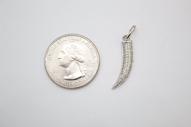 18K Gold Filled Wolf Tooth Pendant
