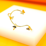 Dainty Butterfly Ear Piece Wrap Cuff (J159)