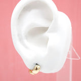 18K Gold Filled Tiny Round Huggies Earrings