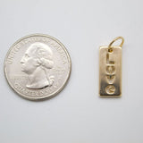 18K Gold Filled Dainty Love Gold Pill Bar