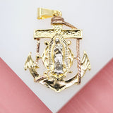 Virgin Mary Cross Anchor Pendant (A122)