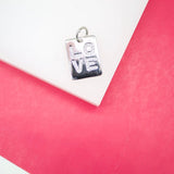 18K Gold Filled Love Charm Love Word Charm Pendant (A146)