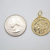 18K Gold Filled Ceaser Coin (A19)