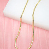 18K Gold Filled 2mm Ball Bar Choker (G172)