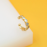 Gold Filled CZ Heart Shaped Ear Cuffs