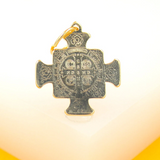 18K Gold Filled San Benito Pendant | Saint Benedict Pendant