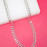 18K Rhodium Filled Tear Drop Choker (G31)