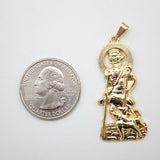 18K Gold Filled Saint San Lazaro Pendant (A119)