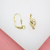Gold 16mm French Lever Back Hook (XX13)
