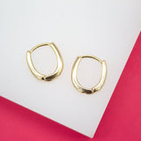 18K Gold Filled U Shaped Huggies