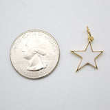 18K Gold Filled Star Charms (A1)